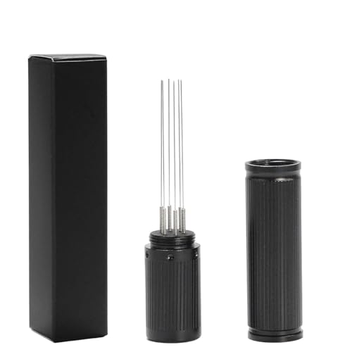 jatimdotina WDT Tool, Kaffee Tamper, Espresso Nadel mit 6 Feinen Nadeln 0.35 mm, Espresso Kaffeerührer, Coffee Distributor Verteiler, Coffee Accessories Für Barista Gerührtes Espressokaffee von jatimdotin