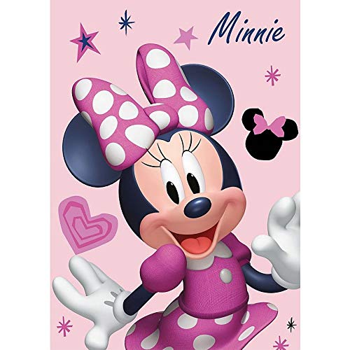 Decke Minnie Disney – 100 x 140 cm – 100 % Polyester von javoli