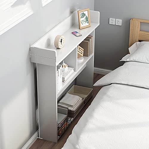 Beistelltisch Nachttischschränke Schmale Lücke Schränke Zimmer Schlafzimmer Horizontal Langstreifen Lagerung Kleine Lagerschränke gegen die Wand Nachttisch Beistelltisch Nachttische ( Color : B ) von jbshop