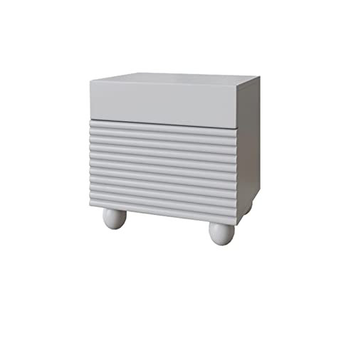jbshop Beistelltisch Einfache Nachttisch-Schlafzimmer Schlafzimmer Nachttisch Licht Luxus Bettwäsche Aufbewahrung kleiner Schrank Square Schublade Nachttisch Nachttische (Color : C) von jbshop