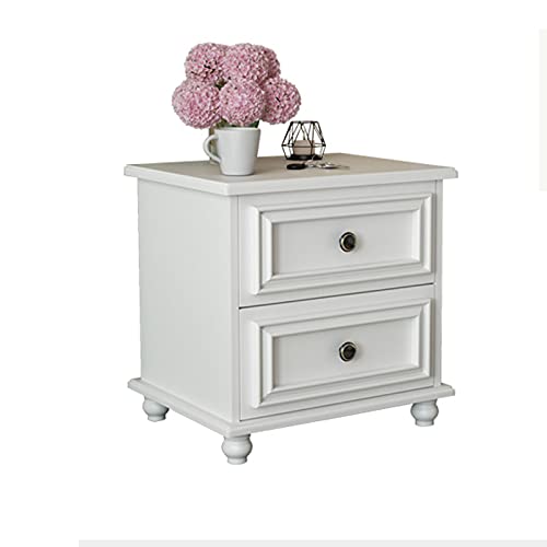 jbshop Beistelltisch Nachttisch Home Schlafzimmer Modern White Nicht-Massivholz Aufbewahrungsbett Small Wohnung Lager Locker Nachttisch Side Table Nachttische von jbshop
