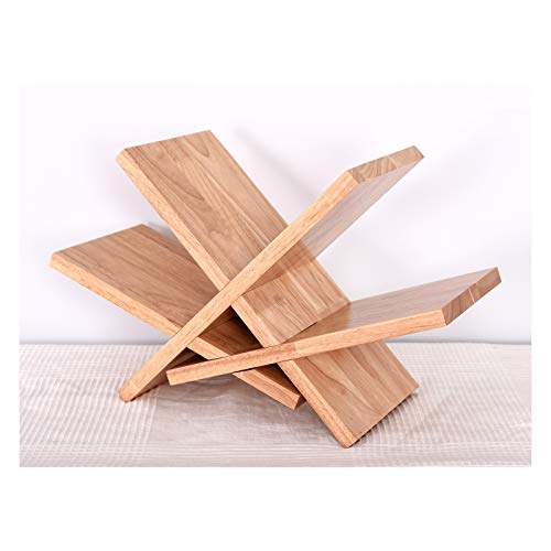 jbshop Bücherregal Creative X Design Schreibtisch Bücherregal einfaches kleines Regal Eiche Schreibtisch Display Ständer Holzfarbe Bücherregal Organizer Regal jbshop Bücherregal Creative X Design Schreibtisch Bücherregal einfaches kleines Regal Eiche Schreibtisch Display Ständer Holzfarbe Bücherregal Organizer Regal von jbshop