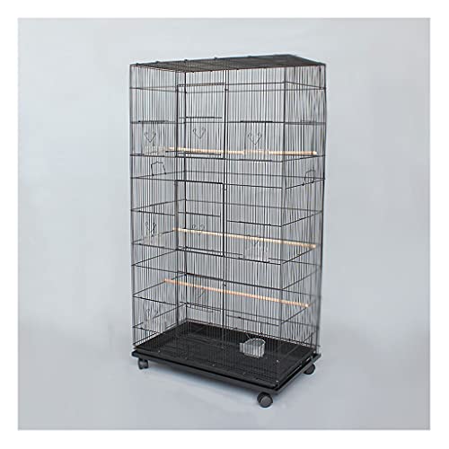 jbshop Vogelkäfig Großer Papageikäfig Home Vogelkäfig Große gepaarter Käfig Taube Borgerigar Zuchtkäfig Geeignet für Vogelzucht Kanarisches Parakeet Liebe Vogel Papageienkäfig (Color : Black) jbshop Vogelkäfig Großer Papageikäfig Home Vogelkäfig Große gepaarter Käfig Taube Borgerigar Zuchtkäfig Geeignet für Vogelzucht Kanarisches Parakeet Liebe Vogel Papageienkäfig (Color : Black) von jbshop
