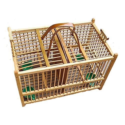 jbshop Vogelkäfig Kreative handgemachte Birdkage EIN Gitter Zweigitter Vogelhaus Haustierbedarf Laden Transport Square Home Outdoor Decoration Papageienkäfig (Size : One Grid) von jbshop