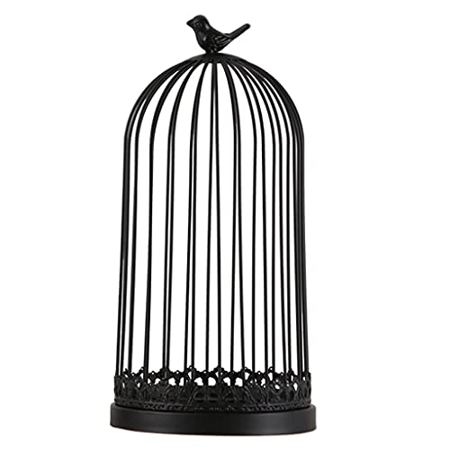 jbshop Vogelkäfig Old-Fashioned Birdcage Eisen Ornamente Retro Kreative Birdcage Grüne Anlagen Einrichtungsgegenstände geeignet für Innen- und Außenbereich Papageienkäfig (Color : E) von jbshop