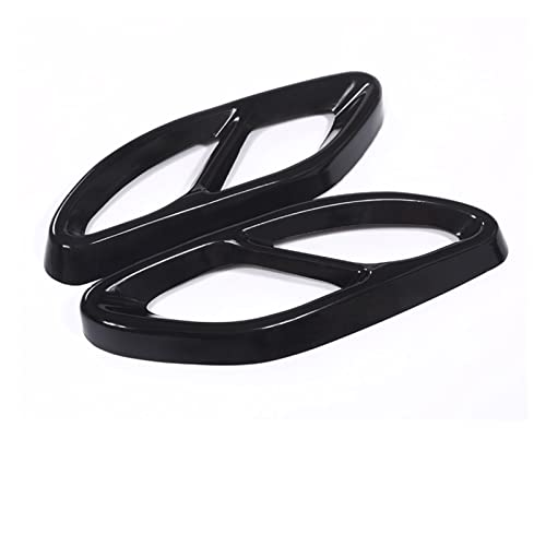 Auto Auspuff Endrohr Für Mercedes Für Benz GLC A B C E Klasse X253 W205 Coupe W213 W176 W177 W246 W247 2016-2019 Auto Auspuff Abdeckung Trim Auspuffspitzen Auspuff (Farbe : B Gloss Black) von jcjklwe