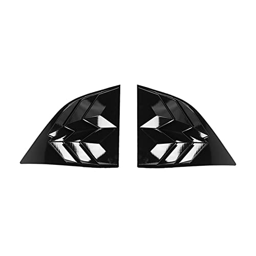 Auto Frontspoiler Für Dodge Für Challenger 2010-2022 Auto Heckscheibe Jalousie Dekoration Abdeckung Spoiler Seite Heck Dreieck Jalousie Front Stoßstangen-Spoilerlippe (Farbe : Black) von jcjklwe