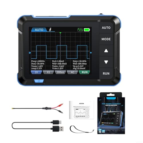 1 MHz Bandbreite Handheldsignale Generator Oszilloskop Typ C Wiederaufladbare Taschenozilloskop Enthalten 1000-mAh Batterie Tragbares Oszilloskop 1 MHz Bandbreite Handheldsignale Generator Oszilloskop Typ C Wiederaufladbare Taschenozilloskop Enthalten 1000-mAh Batterie Tragbares Oszilloskop von jebyltd