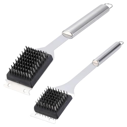2pcs Edelstahl Grillgereinigung BBQ Reinigungsbürste Mit Scrapers BBQ Grillzubehör Tool 2pcs Edelstahl Grillgereinigung BBQ Reinigungsbürste Mit Scrapers BBQ Grillzubehör Tool von jebyltd