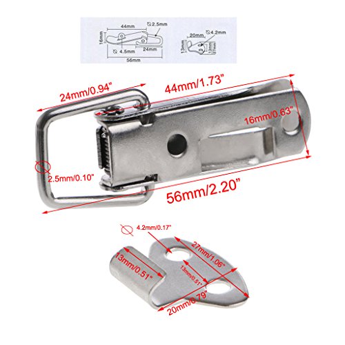 4 PCs Hardware Schrankkästen Feder Für Catch Toggle HaSP Geladen von jebyltd