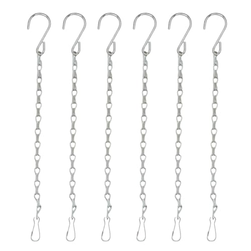 6pcs Pflanzenhalter Haken Doppelhängekette Einstellbare Länge Für Blütenknöpfen Korb Vogelfutterhäuern Eisen Pflanzenkorb Hängende Kettenhaken Haken 6pcs Pflanzenhalter Haken Doppelhängekette Einstellbare Länge Für Blütenknöpfen Korb Vogelfutterhäuern Eisen Pflanzenkorb Hängende Kettenhaken Haken von jebyltd