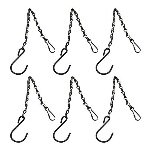 6pcs Pflanzenhalter Haken Doppelhängekette Einstellbare Länge Für Blütenknöpfen Korb Vogelfutterhäuern Eisen Pflanzenkorb Hängende Kettenhaken Haken 6pcs Pflanzenhalter Haken Doppelhängekette Einstellbare Länge Für Blütenknöpfen Korb Vogelfutterhäuern Eisen Pflanzenkorb Hängende Kettenhaken Haken von jebyltd