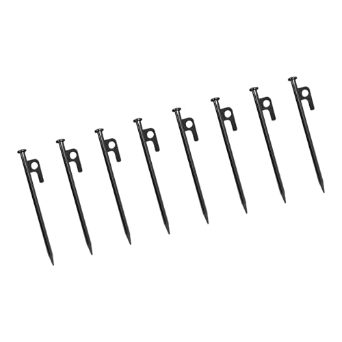 8LOTS Winde Resistant Stakes Portables Zeltstifte Multifunktionale Strandzeltstifte Für Strand Oder Bergnutzung Haltbarkeitseinsätze Mit Haken von jebyltd