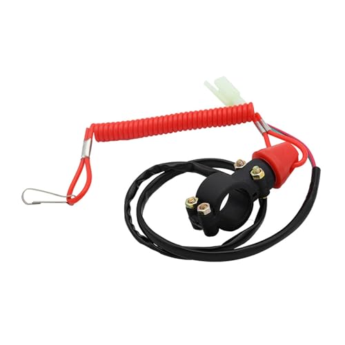 jebyltd ABS & Metal Motorcycle Switches Motorcycle Notfälle Stoppschalter Vielseitig Für Schnelle Herunterfahren In Notfällen In Notfällen Easy Cut von jebyltd