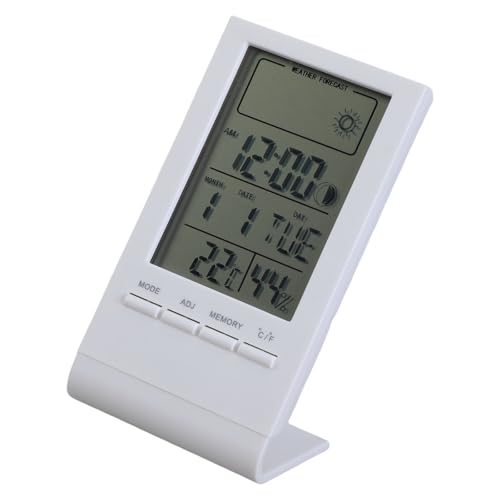 Digitale Temperaturfeuchtigkeitsmesser Schreibtisch Hygrometer LCD Anzeige Mit Zeitweckerfeuchtigkeitssensoren von jebyltd