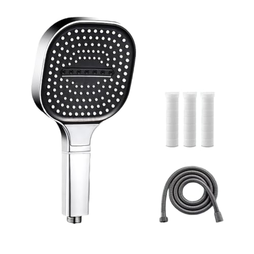 Handheld Duschkopf 13 Cm Große Panel Mit Selbstreinigsdüsen Filter Duschkopf Upgrades Für Verbesserung Des Wasserdrucks Handheld von jebyltd