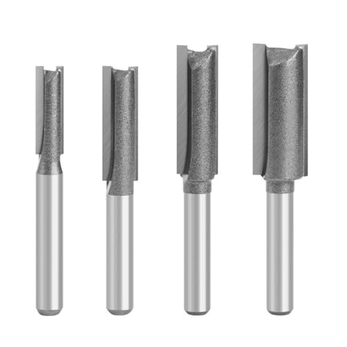 Hochleistungsgeraden 2flute Router Werkzeug 1/4 Zoll Schaft Bit Für Schränke Möbel Und Sperrholzbitset von jebyltd