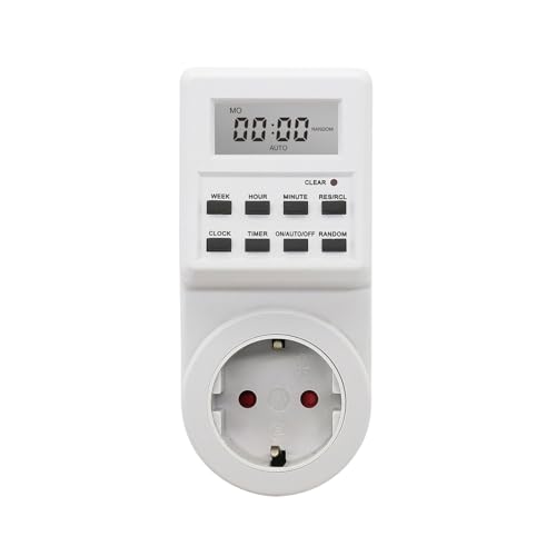 Innovative Benutzerfreundliche Intelligente Timer Switches Stecker Mit Kleinem Bildschirm Display Für Energieeinsparung Und Fernbedienung ABS Materialbuchse Innovative Benutzerfreundliche Intelligente Timer Switches Stecker Mit Kleinem Bildschirm Display Für Energieeinsparung Und Fernbedienung ABS Materialbuchse von jebyltd