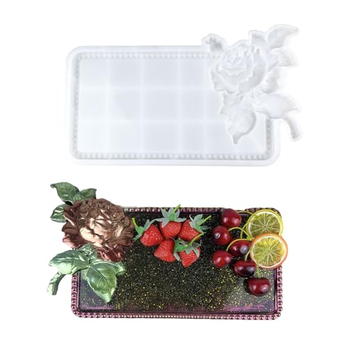 Kreatives Rosenmuster Silikonschalenform Für Schmuckteller Betonschale Herstellung Dekorativer Plattenformformen Crafting Formen Harz Bastelnden Formen Kreatives Rosenmuster Silikonschalenform Für Schmuckteller Betonschale Herstellung Dekorativer Plattenformformen Crafting Formen Harz Bastelnden Formen von jebyltd