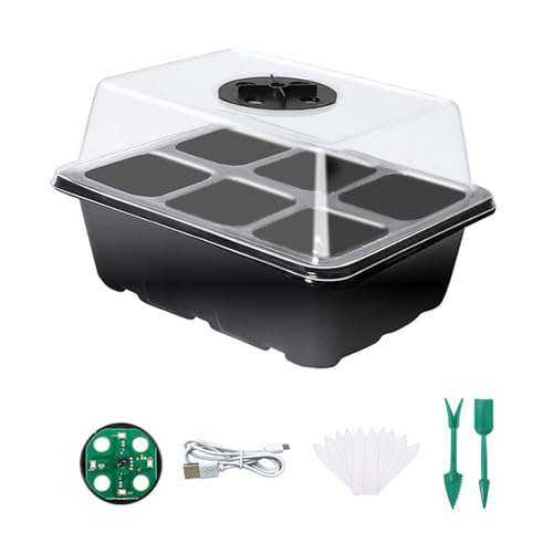 Kunststoffkeimungsbehälter Energieeffiziente LED Beleuchtung Und Modulare Pflanzzellen Pflanzen Starter Kits Kindergarten LED Sämlingsschale Mit Wachstum Licht von jebyltd