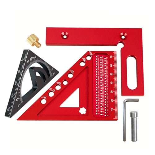 Multifunktions Aluminium Legierung Carpentry Square Lineal Eingerichtetes Design Mit Nicht Überrutschenden Oberflächen Für Präzise Markierungsaufgaben Klare Skala Aluminium Legierungswinkel von jebyltd