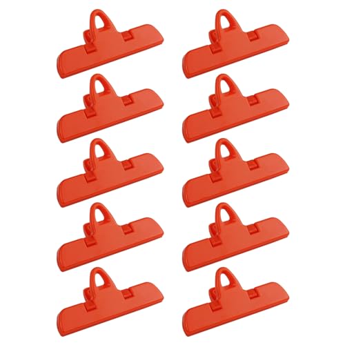 jebyltd Packung Mit 10 Lebensmittel Aufbewahrungsbeutel Clip Konservieren Von Snacks Mit Robustem ABS Materialzubehör Für Haus Und Wohnheim Täglich Nutzen Sie Büro Snacks Clip von jebyltd