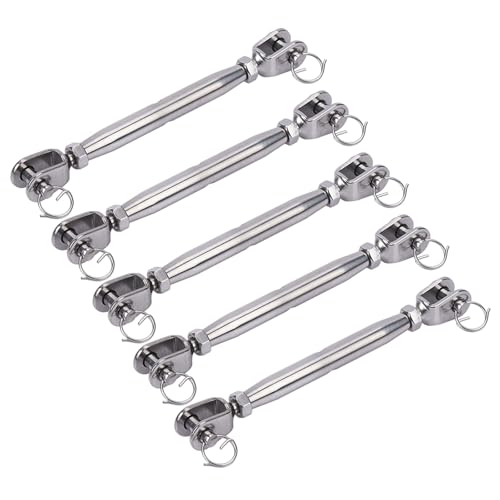 Packung Mit 5 M6stainless Stahl Spannverspannter Die Für Die Elastikregulierung Und Eine Enge Seileinstellung Für Wäscheleine Hergestellt Wurden Packung Mit 5 M6stainless Stahl Spannverspannter Die Für Die Elastikregulierung Und Eine Enge Seileinstellung Für Wäscheleine Hergestellt Wurden von jebyltd
