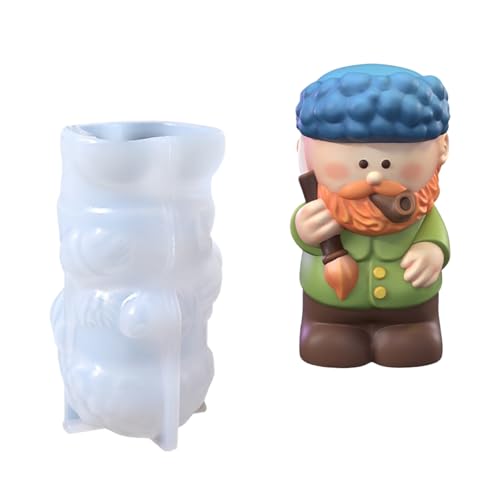 Silikonkerzenform Künstlerische Serie Geometrische Harzformen Geeignet Für Kreative Häuser Dekoration Und Handgefertigte Geschenke Nicht Stick Kerzen Schimmelpilze von jebyltd