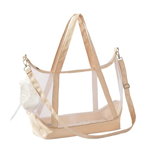 jebyltd Tragbare Haustierträger Bag Mit NET Lüftungssicherheit Fenster Nylon Für Katzen Freien Aktivitäten Atmungsaktiver Haustierträger von jebyltd