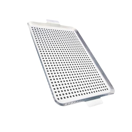 Wirksamer BBQ Grills Pfannen Edelstahl Mit Löchern Und Für Perfekt Gegrilltes Gemüsefisch Und Fleisch Family GRABK SET von jebyltd
