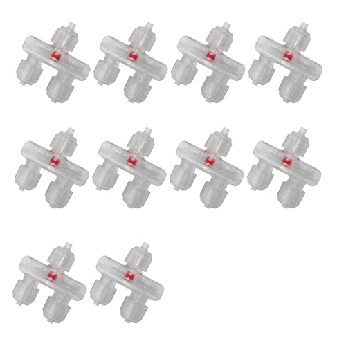 jebyltd 10pcs Aquariumluftpumpen Prüfen Ventile Unidirektionale Nicht Return Ventile 3/16 Zoll Röhrchen Anti Backflow Fischtanks Zubehör Rote Luftprüfung Auf Aquarien von jebyltd