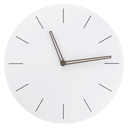 jebyltd 12 Zoll Zeitgenössische Weiße Holzwanduhr Mit Ruhiger Quarzbewegung Leicht Zu Lesen Für Wohnzimmer Schlafzimmer Küchenbüro Wanduhr jebyltd 12 Zoll Zeitgenössische Weiße Holzwanduhr Mit Ruhiger Quarzbewegung Leicht Zu Lesen Für Wohnzimmer Schlafzimmer Küchenbüro Wanduhr von jebyltd