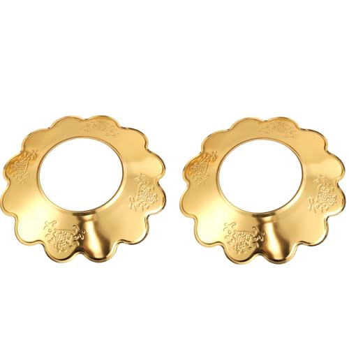 jebyltd 2pcs Metall Schneiderburner Brenner Surround Zaun Kapuzen Schneize Stick Aschenhalterschale Öfen Gehäuse Für Zuhause Decors Brenner Ashes Tablett von jebyltd