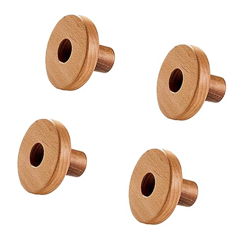 jebyltd 4pcs Glatte Griffe Blumenschrankknöpfe Kinderfreundliche Holzschubladengriffe Zubehör Für Schlafzimmer Kommode Dekoration Möbelgriffe von jebyltd