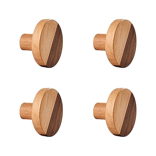 jebyltd 4pcs Glatte Griffe Blumenschrankknöpfe Kinderfreundliche Holzschubladengriffe Zubehör Für Schlafzimmer Kommode Dekoration Möbelgriffe von jebyltd