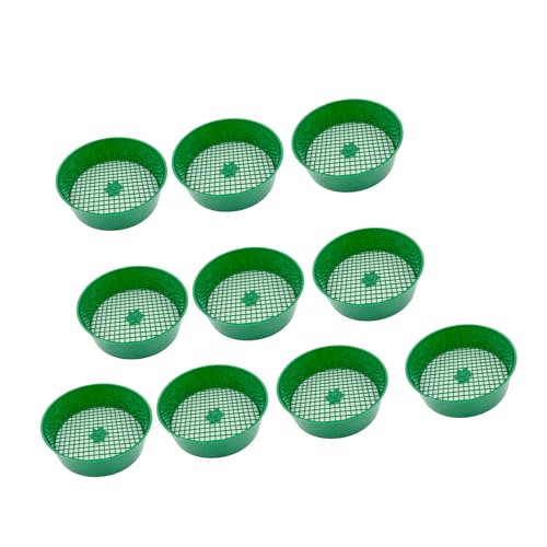 jebyltd 5/10 Pieces Grüne Plastikgartensiebbildschirm Für Eine Effiziente Bodenfilterung Für Den Bodenfilter Den Gebrauchswerkzeug Haushaltswerkzeug. von jebyltd