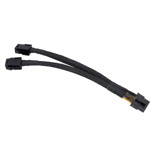 jebyltd 6 Pin Bis 8 Pin GPU Adapter Doppelte 6 Pin Weibendem Bis 8 Pin Männlicher GPU Kabel Für POWNELEVED Für Die Grafikkarte Grafikkarte Mit Grafikkarte von jebyltd