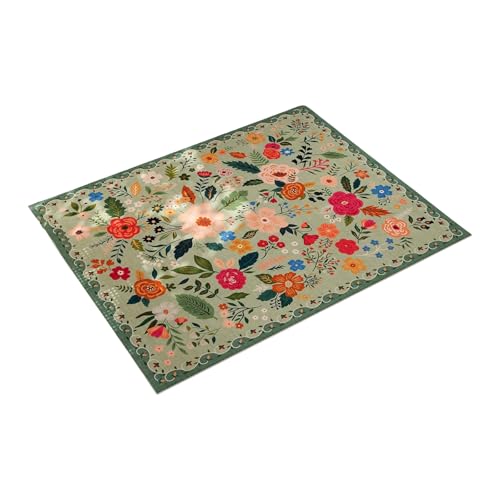 jebyltd Blumenbereich Teppich Waschbarer Nicht Überrutscher Boden Teppich Für Wohnzimmer Low Stapel Design Luxuriöser Feeling Teppiche Leicht Zu Reinigen Blumen Türmatten jebyltd Blumenbereich Teppich Waschbarer Nicht Überrutscher Boden Teppich Für Wohnzimmer Low Stapel Design Luxuriöser Feeling Teppiche Leicht Zu Reinigen Blumen Türmatten von jebyltd