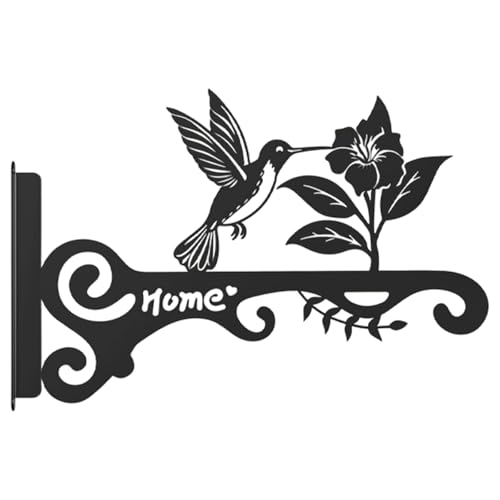 jebyltd Dekorative Eisenhängehaken Mit Verstärktem Design Für Garten Pflanze Display Vogelhäuser Wandhalterung Dekore Pflanzenhaken Für Windgipfel Freien von jebyltd