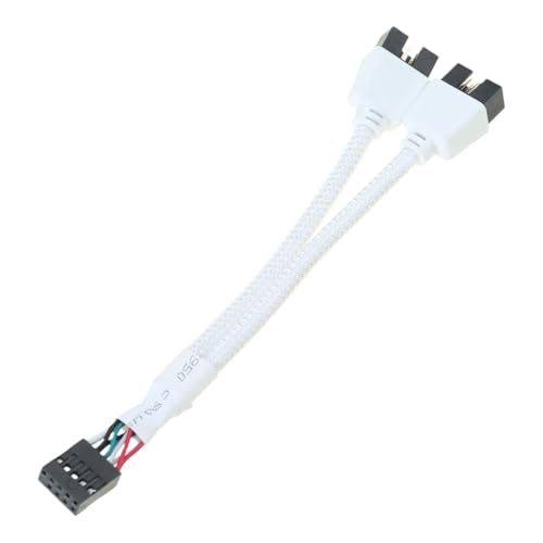 jebyltd Effizientes USB2.0 9Pin Zu Twin 9Pin Abgeschirmtes Kabel Für Eine Stabile Und Sichere Datenübertragung Ideal Für Computer Mainboard jebyltd Effizientes USB2.0 9Pin Zu Twin 9Pin Abgeschirmtes Kabel Für Eine Stabile Und Sichere Datenübertragung Ideal Für Computer Mainboard von jebyltd