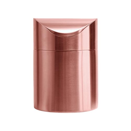 jebyltd Eleganter Müll Kann Mit Einer Kapazität Von Swing Deckel 1 50L Kapazität Perfekt Für Kleine Raum Und Persönliche Arbeitsplatten Mülleimer Verwenden von jebyltd