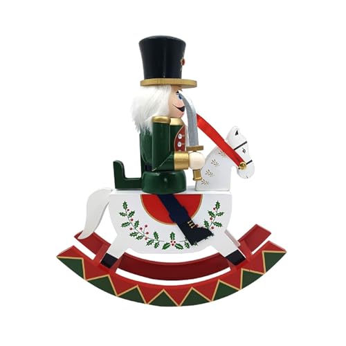 jebyltd Festival Wood Nutcrackers Soldier Figuren Holz Nussknacker Soldat Spielzeugstatue Weihnachtsfeier Tisch Mittelstücke Tischplatten Dekoration von jebyltd