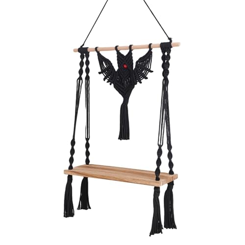 jebyltd Handgefertigte Fledermausformhänge Hängende Lagerregal Sturdy Handgefertigtes Fledermaus Wandteppich Wandhänge Organisatoren Für Kleine Gegenstände Anzeigen Innenausstattung von jebyltd