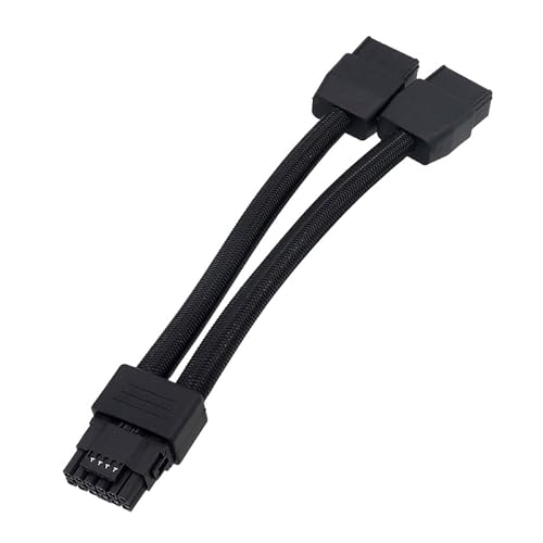 jebyltd Heavy Duty 12VHPWR GPU Kabel 2x8Pin Bis 16Pin GPU Verlängerungskabelanschluss Für 3090TI 4070ti 4080 4090 Grafikkarte von jebyltd