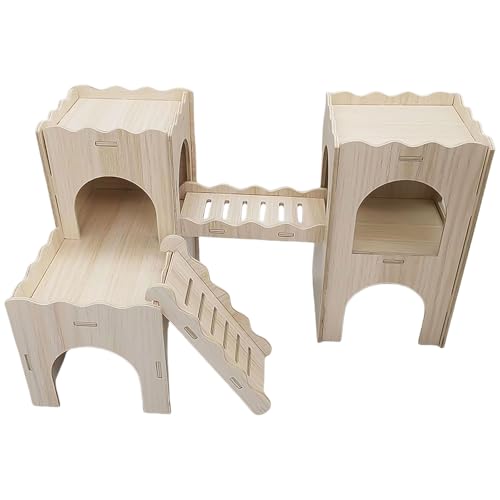 jebyltd Holz Hamster Hütten Verstecke Aktivität Spielzeug Hamsterhäuser Häuser Für Rennmäuse Natürliches Holz Kleine Haustierhäuser jebyltd Holz Hamster Hütten Verstecke Aktivität Spielzeug Hamsterhäuser Häuser Für Rennmäuse Natürliches Holz Kleine Haustierhäuser von jebyltd