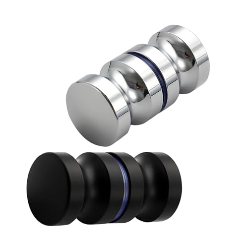 jebyltd Set mit 2 stilvollen Glastürgriffen, robuste Aluminium-Legierung, für Badezimmer zu Hause und im Hotel, einfache Installation, modernes Türgriff jebyltd Set mit 2 stilvollen Glastürgriffen, robuste Aluminium-Legierung, für Badezimmer zu Hause und im Hotel, einfache Installation, modernes Türgriff von jebyltd