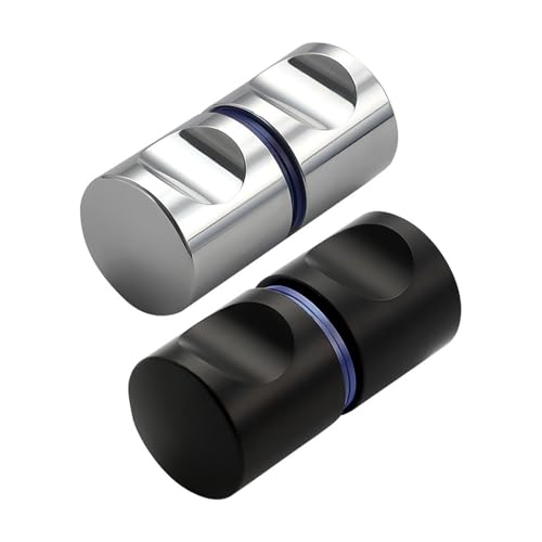 jebyltd Set mit 2 stilvollen Glastürgriffen, robuste Aluminium-Legierung, für Badezimmer zu Hause und im Hotel, einfache Installation, modernes Türgriff jebyltd Set mit 2 stilvollen Glastürgriffen, robuste Aluminium-Legierung, für Badezimmer zu Hause und im Hotel, einfache Installation, modernes Türgriff von jebyltd