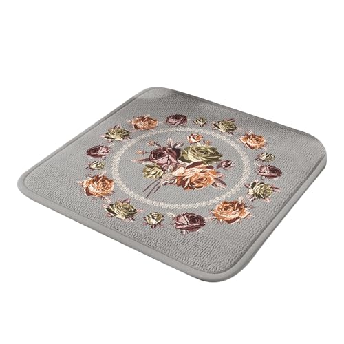 jebyltd Speicherschaumstuhlstuhlkissen Blütenmuster Quadratsitze Pad Bequeme Unterstützung Für Office Stuhl Antislip Funktionalität Nonslip Sitze Pad von jebyltd