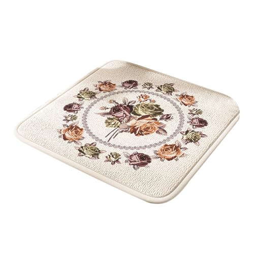 jebyltd Speicherschaumstuhlstuhlkissen Blütenmuster Quadratsitze Pad Bequeme Unterstützung Für Office Stuhl Antislip Funktionalität Nonslip Sitze Pad von jebyltd