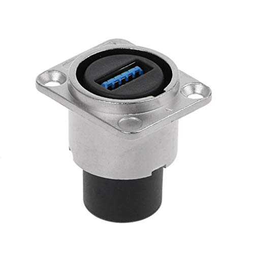 jebyltd USB D Panel Mount Mount Lodenless Stecker USB Weibchen Bis Weibliche Kuppler Sockel Panel Mount Pass Pass Adapter von jebyltd